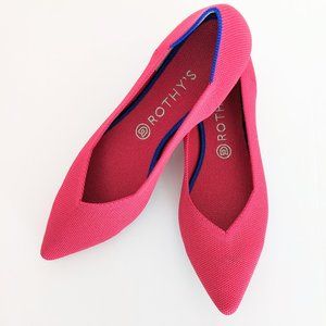 ROTHY’S The Point Shoes Retired Color Berry Pink Size 11